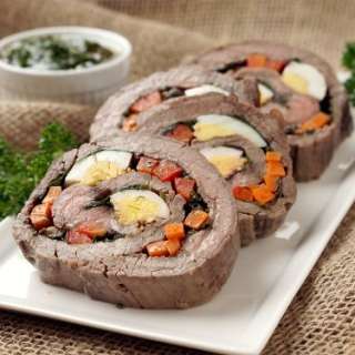 Matambre Arrollado (Argentinian Stuffed Flank Steak)