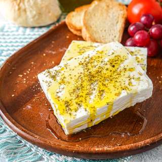 Feta with Oregano and Olive Oil