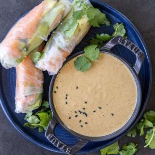 5-Minute Peanut Sauce for Spring Rolls (So Creamy)