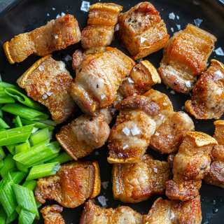 Air Fryer Pork Belly Bites (Only 3 Ingredients)