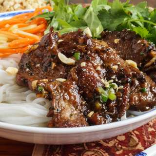 Bún Thịt Nướng (Vietnamese Grilled Pork with Rice Noodles)