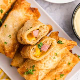 Pork and Sauerkraut Egg Rolls