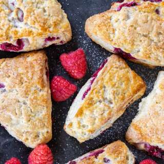 The Best Raspberry Scones