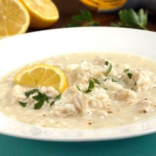 Avgolemono (Greek Egg and Lemon Soup)