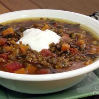 Greek Lentil Soup (Fakes Soupa)