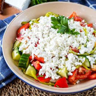 Shopska Salad (Balkan Šopska Salata)