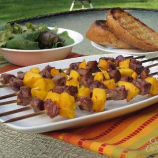 Mango Beef Kebabs