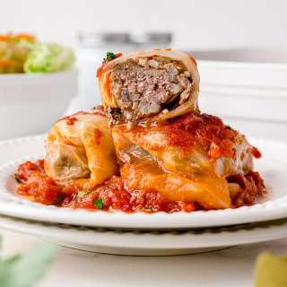 Cabbage Roll with Tomato Sauce