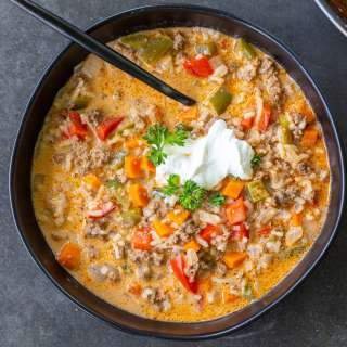 Stuffed Peppers Soup (One-Pot)