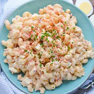 Deviled Egg Macaroni Salad