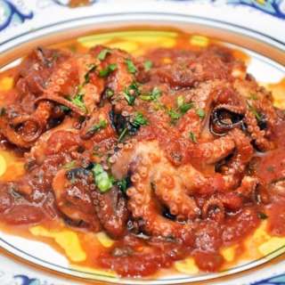 «Polpetielli» affogati (Stewed Baby Octopus)