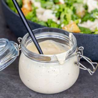 Homemade Creamy Caesar Salad Dressing