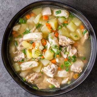 Mom's Chicken Dumpling Soup
