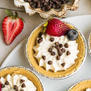 No Bake Chocolate Chip Cheesecake