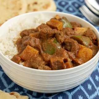 Slow Cooker Madras Beef Curry with Vegetables