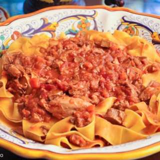 Pappardelle all’anatra (Pappardelle with Duck Ragu)
