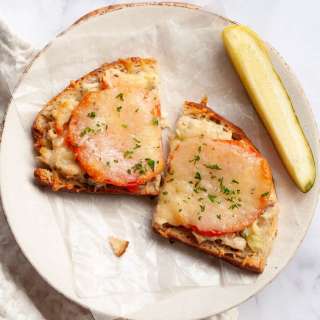 Open Face Tuna Melts