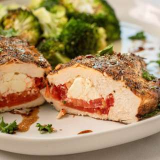 Balsamic Feta Stuffed Chicken