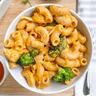 Healthy Buffalo Chicken Mac And Cheese
