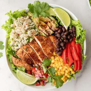 Mojito Lime Chicken Burrito Bowls