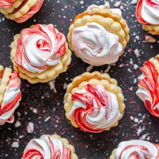 Meringue Sugar Cookies with Jam