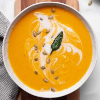 Pumpkin Sweet Potato Soup