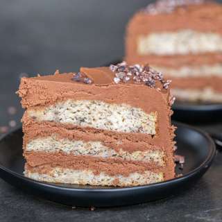 Chocolate Nutella Banana Cake