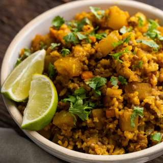 One Pot Lentil Dahl and Rice Recipe