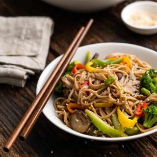 Simple Soba Noodle Stir Fry Recipe