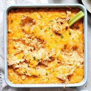 Healthy Buffalo Chicken Dip