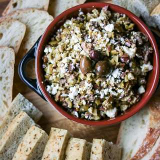 Lemony Olive Tapenade with Feta Recipe