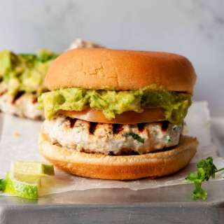 Cilantro Lime Chicken Burgers