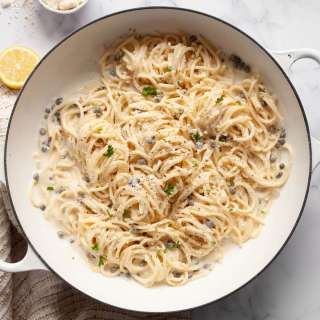 Creamy Lemon Caper Pasta