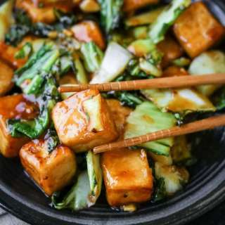 Sichuan Tofu Bok Choy Stir Fry Recipe