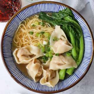 Easy Homemade Wonton Noodle Soup