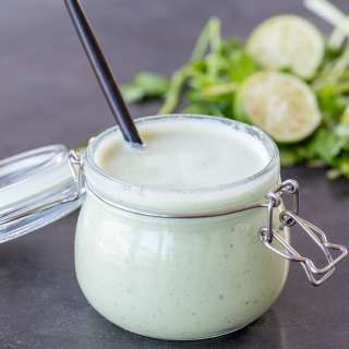 Creamy Tomatillo Dressing with Fresh Cilantro