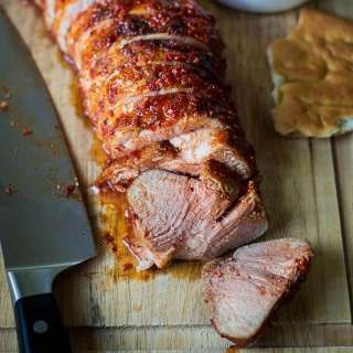 Spicy Harissa Roasted Pork Tenderloin Recipe