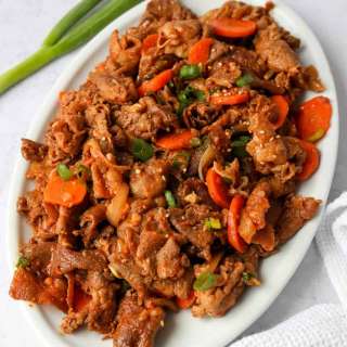 Quick & Easy Jeyuk Bokkeum (Korean Spicy Pork)