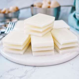 Easy 3-ingredient Lychee Coconut Jelly