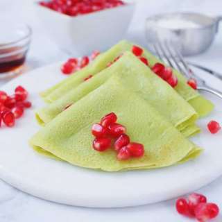 Quick & Easy Pandan Crepes