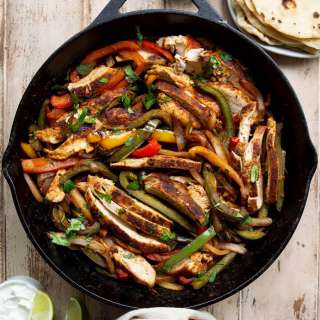 Healthy Chicken Fajitas
