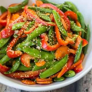 5 Minute Asian Snap Pea Salad Recipe