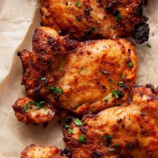Air Fryer Chicken Thighs (Boneless & Skinless)