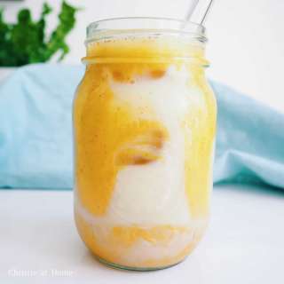 Easy 5-min. Vegan Iced Turmeric Latte