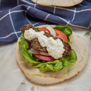 Beef Gyro with Tzatziki Sauce Recipe