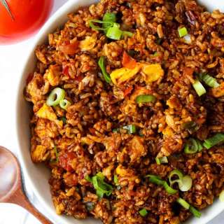 15-min. Easy Tomato Egg Fried Rice