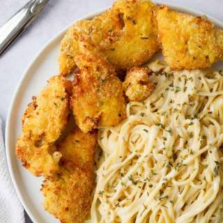 HK Style Fish Fillet Cream Sauce Pasta