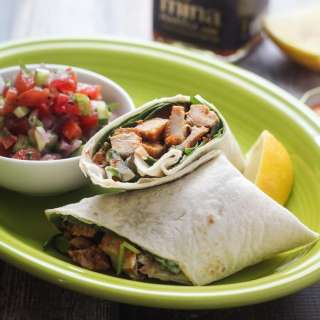 Healthy Moroccan Chicken Wrap Recipe