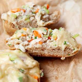 Air Fryer Tuna Melt