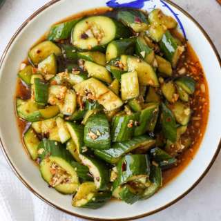 10-min. Easy Spicy Smacked Cucumber Salad